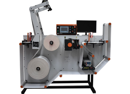 Label slitter rewinder